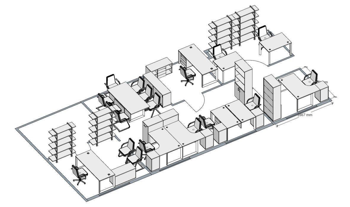 Офисная мебель для персонала &laquo;ONIX METALL&raquo; - вид 10